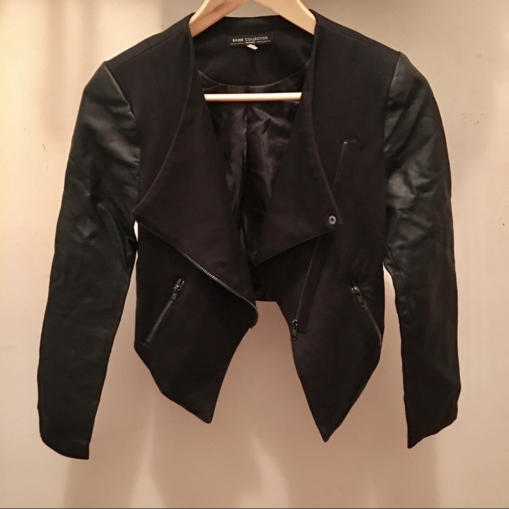 NWOT Moto Zip Jacket